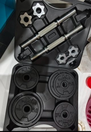 Kit de pesas con maletín
