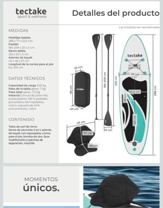 Tabla Paddle Surf TecTake