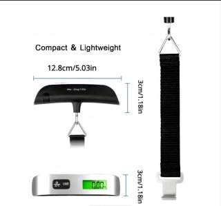 Bilancia Digitale da Viaggio LCD 50g.    50kg