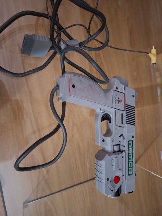 Pistola Namco GunCon Mando Play Station1 Adaptador
