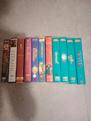 Lote 11 Cintas VHS Películas Clásicas