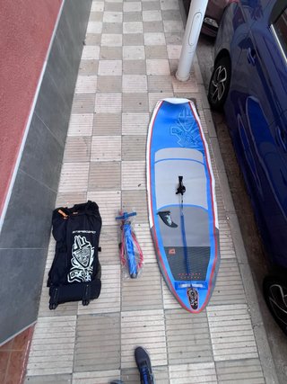 Tabla Paddle Surf Azul y Gris