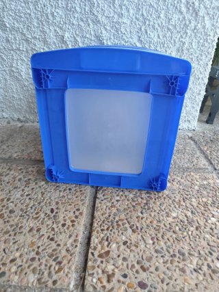 Cajonera de plástico dos cajones con ruedas