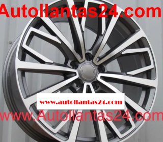 Kit 4 llantas para audi eslovaquia gris 18 r051280