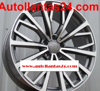Kit 4 llantas para audi eslovaquia gris 18 r051280