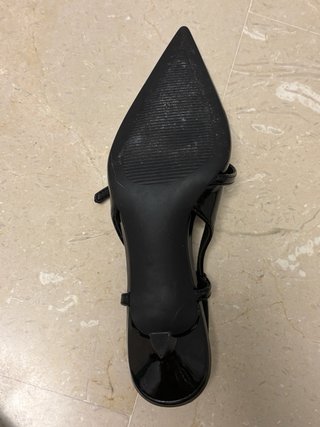 Tacones negros bajos