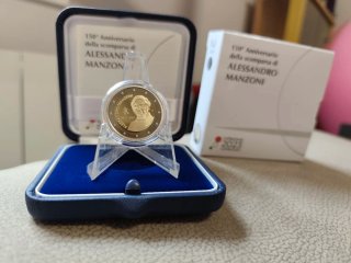 Moneda 2 Euro Italia 2023 Manzoni Proof