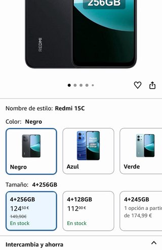 Xiaomi Redmi 15C 256GB Azul