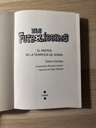 Lot 2 llibres Els Futbolíssims en català