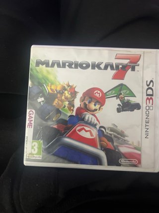 Nintendo 3DS Negra + Funda + Mario Kart