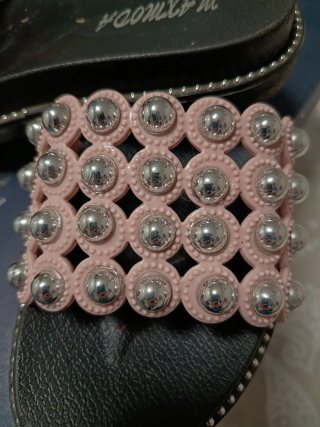 Sandalias planas MAXMODA adornos plateados