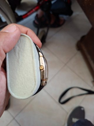 Orologio Fossil Vintage Rettangolare Oro Nero