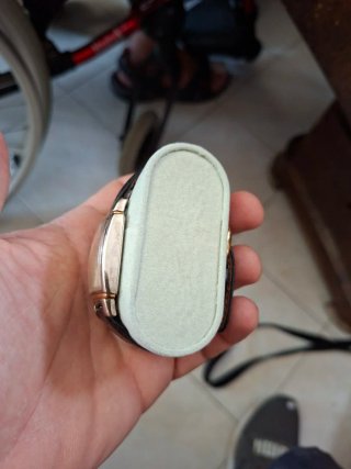 Orologio Fossil Vintage Rettangolare Oro Nero