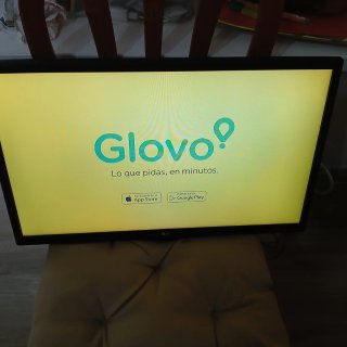 Televisión  monitor LG 23 Negra y Azul