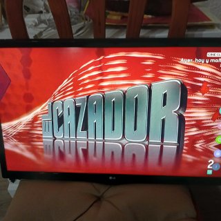 Televisión  monitor LG 23 Negra y Azul