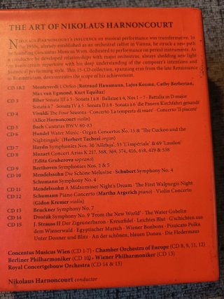 15CD The Art of Nikolaus Harnoncourt