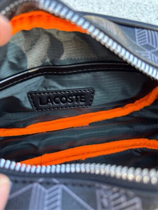 Bolso bandolera Lacoste negro