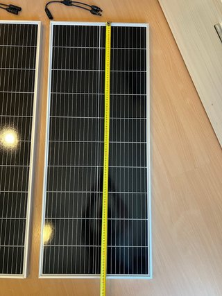 2 Placas Solares VEVOR 100W Monocristalinas