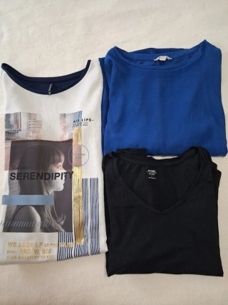 Lote 3 Camisetas Mujer Talla M/L