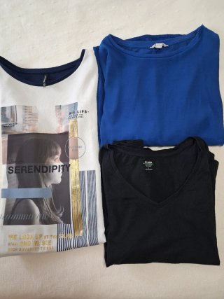 Lote 3 Camisetas Mujer Talla M/L