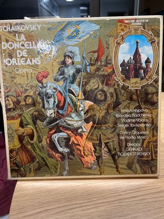 Tchaikovsky - La Doncella de Orleans - 4 Vinilos