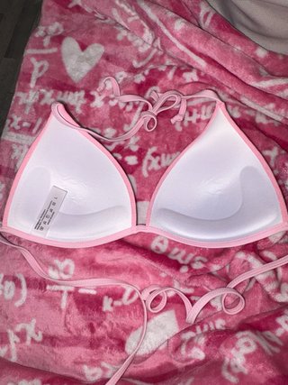 Parte arriba bikini push up rosa