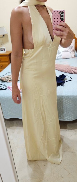 Vestido largo amarillo