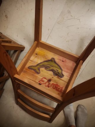 -Silla de pino