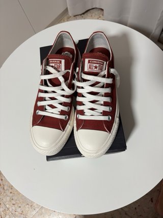 Converse plataforma mujer rojo/blanco
