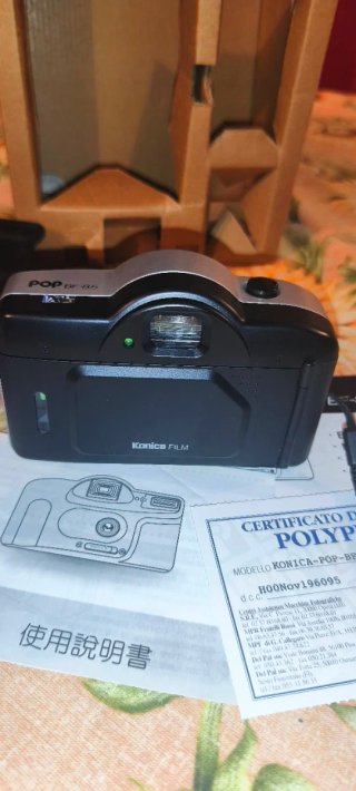 Konica POP BF-85 Fotocamera Vintage Completa Scato