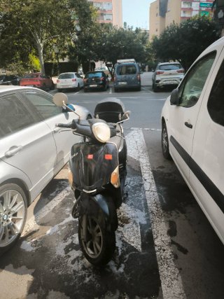Ciclomotor Scooter Negro