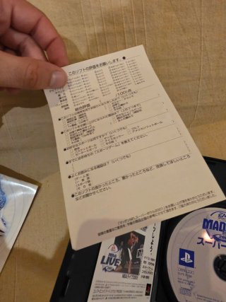 Madden NFL 2001 PS1 Japonés