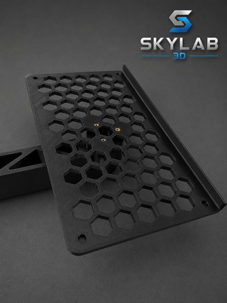 Soporte giratorio teclado/ratón perfil aluminio