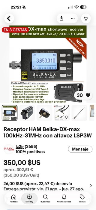 BELKA DSP Receptor Onda Corta