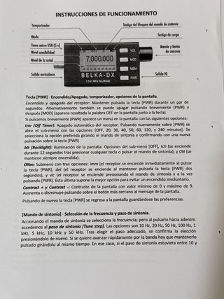 BELKA DSP Receptor Onda Corta