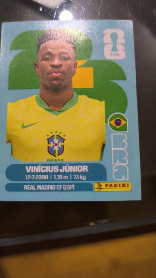Carta Vinicius Jr Brasil Mundial 2022 N°14