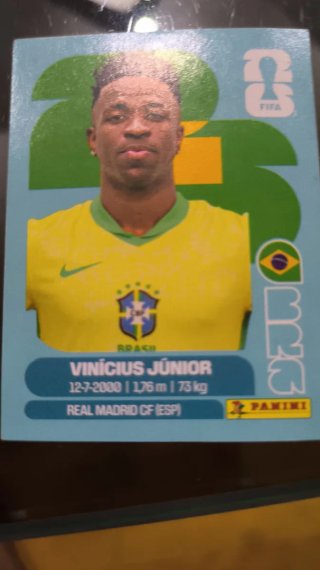 Carta Vinicius Jr Brasil Mundial 2022 N°14