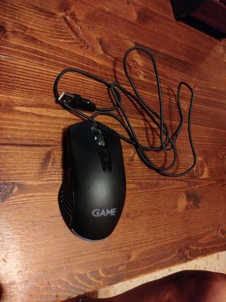 Ratón Gaming Negro con cable cordón