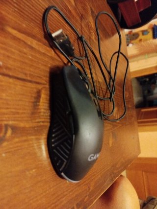 Ratón Gaming Negro con cable cordón