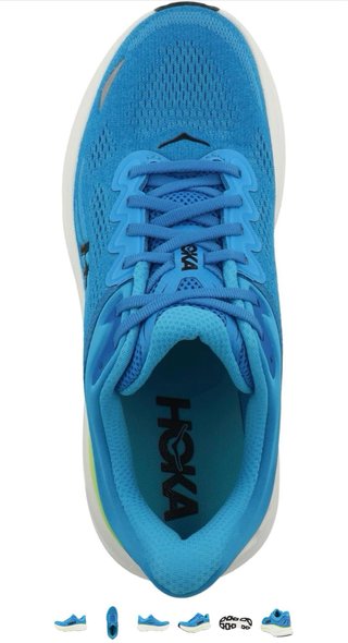 Hoka Bondi 9 Mujer Azul/Blanco Talla 40EU
