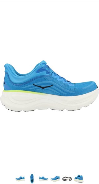 Hoka Bondi 9 Mujer Azul/Blanco Talla 40EU
