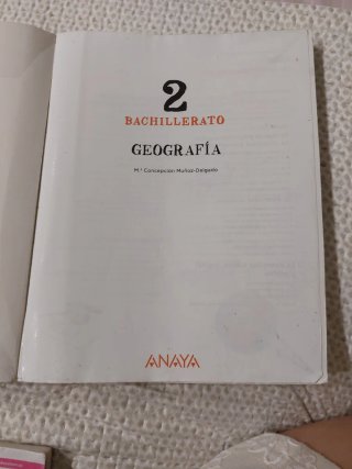 Geografía 2o Bachillerato