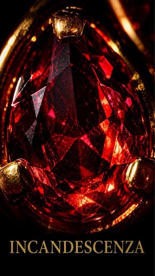 Orecchini vintage cristallo rosso oro anni '80