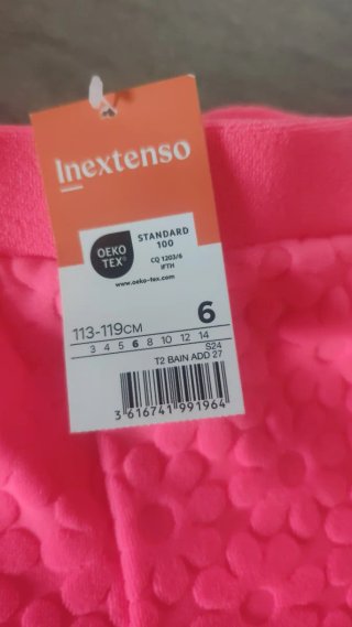 Pantalón corto niña rosa flores