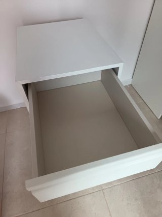 Cajonera blanca de 4 cajones