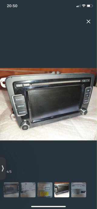 Radio Volkswagen Negra