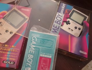 Game Boy Pocket Gold CIB