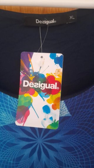Vestido largo Desigual Azul Talla XL