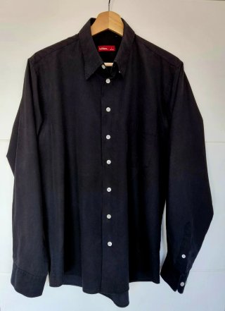 Lote 2 Camisas Negras Lefties y Antonio Bacci  L.