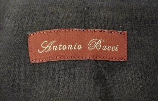 Lote 2 Camisas Negras Lefties y Antonio Bacci  L.